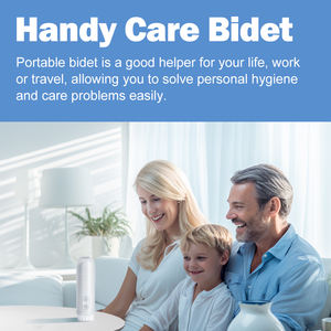 Pulverizador de bidé de mano con botella de plástico de 140ML Cómodo bidé de viaje <span class=keywords><strong>para</strong></span> dama y <span class=keywords><strong>para</strong></span> hombre - Product Image 4