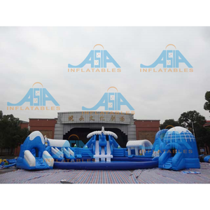 Glissières d'eau gonflables de poulpe Commercial avec piscine pour terrain de jeu extérieur - Product Image 6