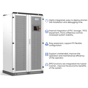 Sistema de Conversión de Energía con Almacenamiento Megarevo Comercial Híbrido de 30kw, 50kw, 100kw, 150kw, 250kw, 500kW y 1MW - Product Image 1