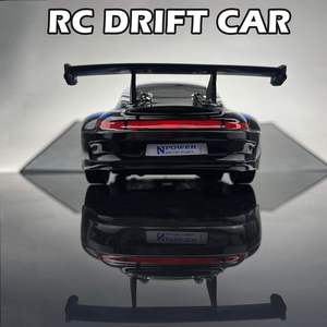 Auto <span class=keywords><strong>RC</strong></span> <span class=keywords><strong>Drift</strong></span> 1:24 con Telecomando 2.4 GHz 4WD, Velocità Regolabile, Luci LED, Regalo per Bambini - Product Image 4