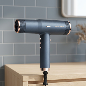 Sèche-cheveux ionique professionnel 1800W avec moteur sans balais et diffuseur pour la maison, l'hôtel et le camping-car - Product Image 4