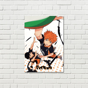 8PCS/SET <span class=keywords><strong>Haikyuu</strong></span> Hinata Shoyo <span class=keywords><strong>Oikawa</strong></span> Tooru Décoration Murale pour Salon Chambre Décoration Maison Affiches Artisanales en Papier Anime pour Fans - Product Image 4