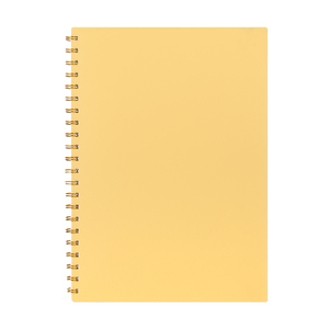 Caderno espiral com capa à prova d'água, caderno de exercícios personalizado, cadernos escolares amarelos para estudantes, cadernos de leiteria em espiral - Product Image 1