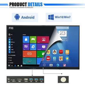 Usine 4k 311D2 8 + 128G panneau intelligent double système écrans interactifs tableau blanc à écran plat numérique écran tactile tableau blanc intelligent - Product Image 3