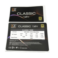 Étiquettes autocollantes adhésives brillantes personnalisées à prix d'usine pour Xigmatek Gaming X Arctic RGB ATX CASE en vinyle