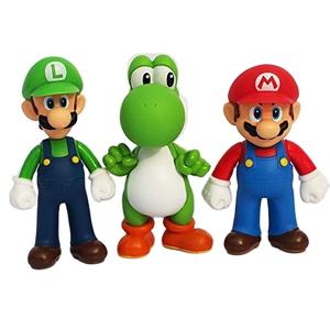 Usine OEM, figurines d'action en PVC ABS vinyle personnalisées, Mario Bros <span class=keywords><strong>Luigi</strong></span>, ensembles de figurines d'anime de dessins animés, collection de jouets en plastique - Product Image 1