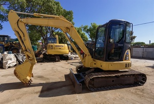 Mini-pelle d'occasion 5.5 tonnes bon marché chinoise petite pelle sur chenilles d'occasion Komatsu PC55MR du Japon à vendre - Product Image 4