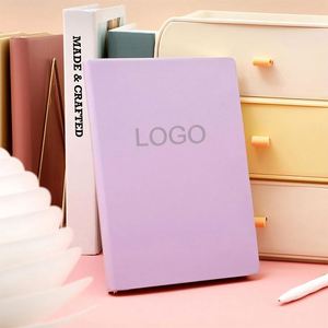 Customizable A5 Softcover Leather <b>Notebook</b> with 100 Sheets Printed Office Reusable Planner School <b>Diary</b> - Product Image 3