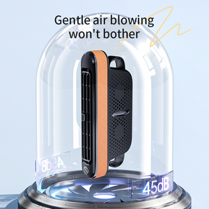 Ventilateur de voiture portable USB rechargeable silencieux en plastique, facile à installer, réglable, universel, sans perçage, double ventilateur pour appuie-tête de voiture, facile à utiliser - Product Image 4
