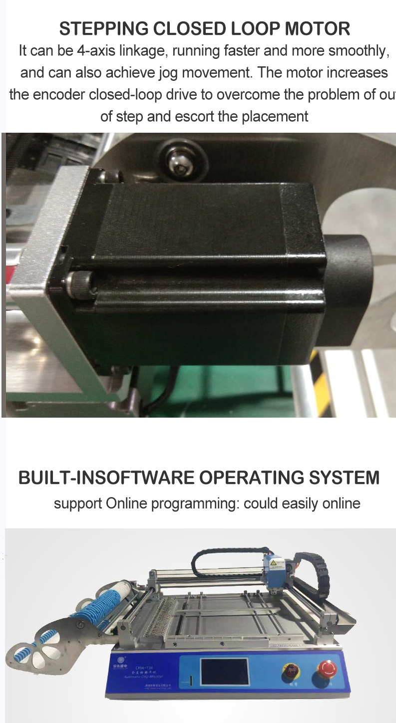 Manual Operation Desktop 2 Head Charmhigh Pick And Place Feeder Technology