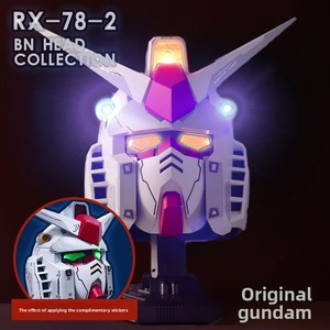 หมวกกันดั้มของแท้สำหรับคอสเพลย์ พร้อมใช้งาน ชุดเกราะหัวแบบ Ready Player One สำหรับสวมใส่ได้จริง <span class=keywords><strong>หน้ากาก</strong></span>เรืองแสงสำหรับผู้ชาย สินค้านำเข้า - Product Image 2