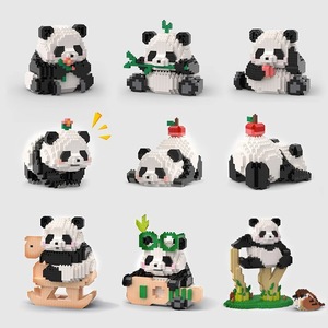 ตุ๊กตาการ์ตูนแพน<span class=keywords><strong>ด</strong></span>้ายักษ์สมบัติแห่งชาติ ของเล่นตัวต่อพลาสติก ABS สำหรับเด็กอายุ 14 ปีขึ้นไป - Product Image 1