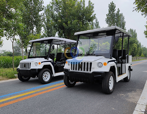 Pasokan pabrik Tiongkok kualitas tinggi 48V Mini Lithium 4 kursi kereta Golf mobil patroli Mini elektrik - Product Image 5