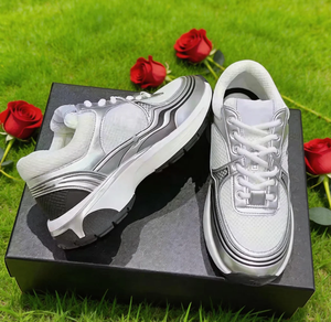 Chaussures de sport décontractées pour hommes de marque, de haute qualité, tendance de la mode luxueuse, respirantes, en cuir, toutes saisons - Product Image 6