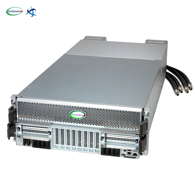 SuperServer SYS 422GS NBRT LCC 4U Rackmount Liquid Cooling System HGX Server with Eight Nvidia HGX B200 GPU and Dual Xeon 6700