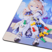 Tapis de souris personnalisé de grande taille avec base en caoutchouc antidérapante pour ordinateur de bureau et consoles de jeu, impression par sublimation en gros