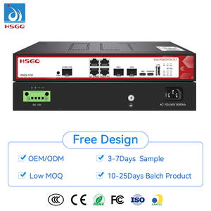 HSGQ-TC01 XGS-PON GPON OLT 10G PON Combo PON 4xGE RJ45 Alimentation AC/DC Équipement Fibre Optique Mini OLT - Product Image 1