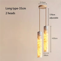 PLUS GRANDE Lumière De Luxe Cylindre Marbre Couloir Chambre Décoration Moderne Salon Lustre Chambre Décoration Pendentif Lumière
