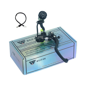 Levier de vérin hydraulique Weifan 05 #   Pièce de guidon en métal pour mise à niveau du frein avant de scooter, version pour droitier - Product Image 1