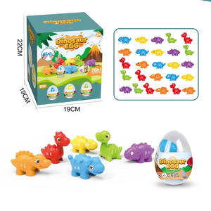 DIY 10-Farben Weichgummi Tier-Ei-Zahlen-Finger-Set für Kinder, frühpädagogisches Zuordnungsspiel, 20-teiliges Cartoon-Wald-Lernspielzeug - Product Image 4