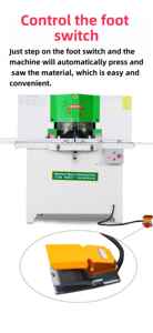 Nhà Máy Trực Tiếp Khung Ảnh Nhôm Máy Cắt Mitre Saw Angle Cutter 45 Độ Đôi Đầu Góc Máy Cắt - Product Image 5