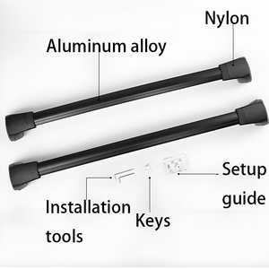 Barras Transversales para Techo de Auto JOESHIER, Aleación de Aluminio, 100 kg+, Rieles Portaequipajes, Fácil Instalación para Hyundai Palisade 2019-2022 - Product Image 5