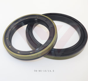ซีลน้ำมันศูนย์กลางล้อ NBR Combi 70x95x1 3/14.5มม. สำหรับเครื่องจักรกลการเกษตรรถแทรกเตอร์แทนที่12012318B SF6 OEM - Product Image 1