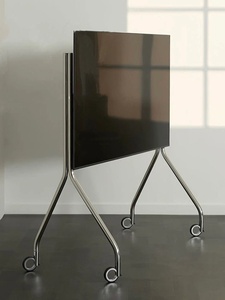 Supporto TV Moderno e Semplice, Regolabile, da Pavimento con Ruote, Carrello Universale per Display LCD, Rack Tutto-in-Uno - Product Image 2