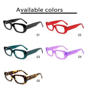 New Model Vintage Square Acetate Optical <b>Glasses</b> Eyeframe Eyeglasses Frames Unisex Spectacles Eyewear Frame Optical - Product Image 5