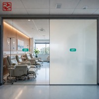 Film PDLC de haute qualité contrôlé par application pour verre intelligent stratifié, bouclier de confidentialité commutable pour bâtiments