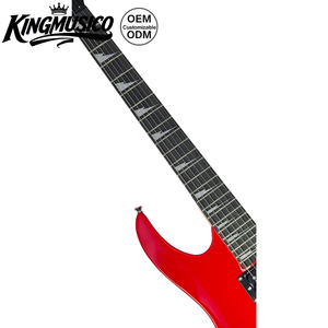<span class=keywords><strong>Guitarra</strong></span> Eléctrica GC-06E, Cuerpo de Álamo, Mástil de Arce, Diapasón Techwood, 24 Trastes, Pastillas HSH, Construcción Atornillada, OEM Personalizada - Product Image 3