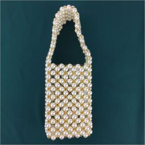 Bán buôn thời trang nhỏ hạt vàng ngọc trai đính cườm Bead Crossbody Túi/túi xách/túi điện thoại/Tote xấu cho phụ nữ - Product Image 2