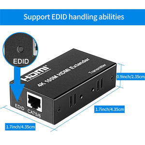 4K 100M HD MI Extender <span class=keywords><strong>Video</strong></span>-Sender-Empfänger Netzwerkkabel RJ45 HD-MI Extender für Kamera Laptop PC zu TV-Monitor - Product Image 6