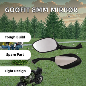 Pour GOOFIT 8mm rétroviseur nouveau remplacement en plastique pour GY6 <span class=keywords><strong>50cc</strong></span> 125cc 150cc 250cc Scooter cyclomoteur <span class=keywords><strong>moto</strong></span> - Product Image 3