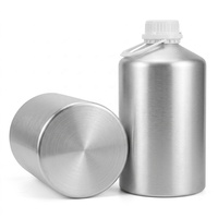 Bouteille en aluminium de qualité médicale 1070 de 6,2 L, opaque, hermétique, pour le stockage d'huiles essentielles, de parfums et de produits chimiques
