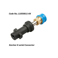 Adaptateur de canon à mousse pour nettoyeur haute pression Amare 1/4 pouce en laiton K2-K7 pour nettoyeur de voiture