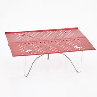 Table pliante multifonctionnelle portative moderne en alliage d'aluminium de petits meubles de salle à manger de camping pour l'usage de parc et d'hôtel