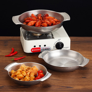 Chef Meis Stainless Steel Double Ear <b>Pot</b> 24cm <b>Large</b> Capacity For Hot <b>Pot</b> Ramen Cooking - Product Image 1