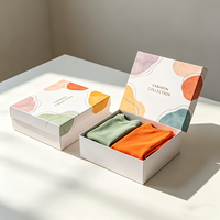 Boîte d'emballage en carton ondulé légère, écologique, recyclable, avec revêtement UV mat, pour cadeaux de mode et artisanat, livraison express