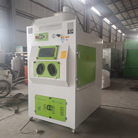 Machine de sablage manuelle et automatique à aspiration de grande taille avec cyclone collecteur de poussière 1200*1200mm 1500*1500mm