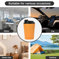 Tasses à café isothermes en acier inoxydable à double paroi avec logo couleur personnalisé, 350 ml/500 ml, sans BPA, maintien thermique 6-12 heures