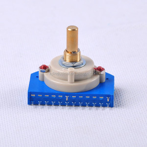 Commutateur rotatif DIY 2 pôles <span class=keywords><strong>4</strong></span> positions avec contrôle du volume sur circuit imprimé pour amplificateur à tube audio - Product Image 1