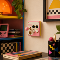 Cache-prise mural rétro pour borne d'arcade, ornement créatif pour la décoration intérieure et la décoration de pièce