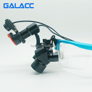 Équipement de laboratoire, lampe frontale chirurgicale, dentiste, lampe frontale LED 5x, loupes dentaires binoculaires avec caméra - Product Image 1