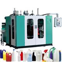 Machine de moulage par extrusion-soufflage automatique Machine de moulage par extrusion-soufflage à tête unique Moulage par extrusion-soufflage de bouteilles en plastique 1l