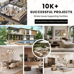 Elegant Custom OEHOME Apartment Bedroom Furniture Upholstered King <strong>Size</strong> Bed Frame Matching Nightstands Beige Linen <strong>Bedding</strong> - Product Image 6