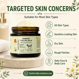 Crema Idratante Biologica Personalizzata al Sego di Manzo e Miele, Burro Corpo Montato Senza Profumo per Tutti i Tipi di Pelle, Etichetta Privata OEM - Product Image 5