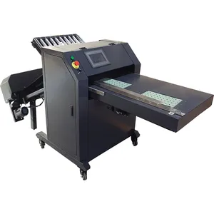 Máquina plegadora y plegadora de alimentación automática Double100 para hacer álbumes de papel