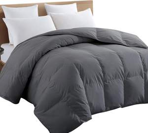 <span class=keywords><strong>Queen</strong></span> <span class=keywords><strong>Size</strong></span> All-Season Tröster Weiche Spiral faser Geste ppte Bettdecke Schwarz Atmungsaktiv für Hotel betten - Product Image 6