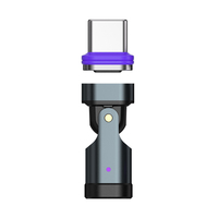 Connecteur de charge rapide PD240W 5A, tête 16 broches, adaptateur magnétique à 180 degrés pour téléphones portables et ordinateurs portables Android et iOS